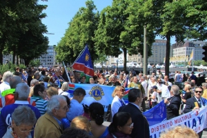 Hamburg Parade with around 25000 Lions