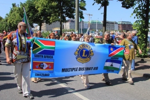 Hamburg Parade with around 25000 Lions