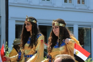 Hamburg Parade with around 25000 Lions