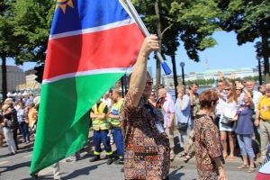 Hamburg Parade with around 25000 Lions