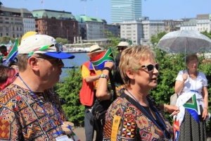 Hamburg Parade with around 25000 Lions