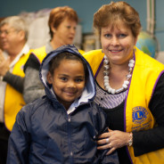 Wellington Lions Club donates rain jackets to rural primary school