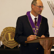Bennie Smith takes on a second term as president of the Wellington Lions Club